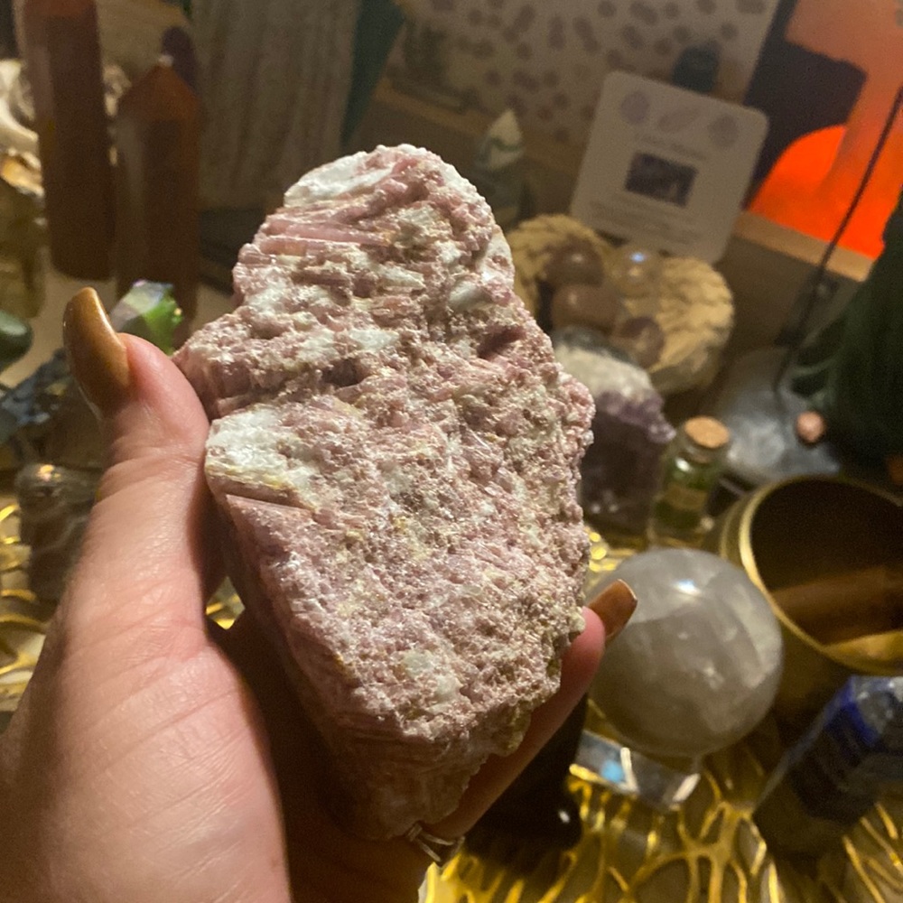 Raw Pink Tourmaline